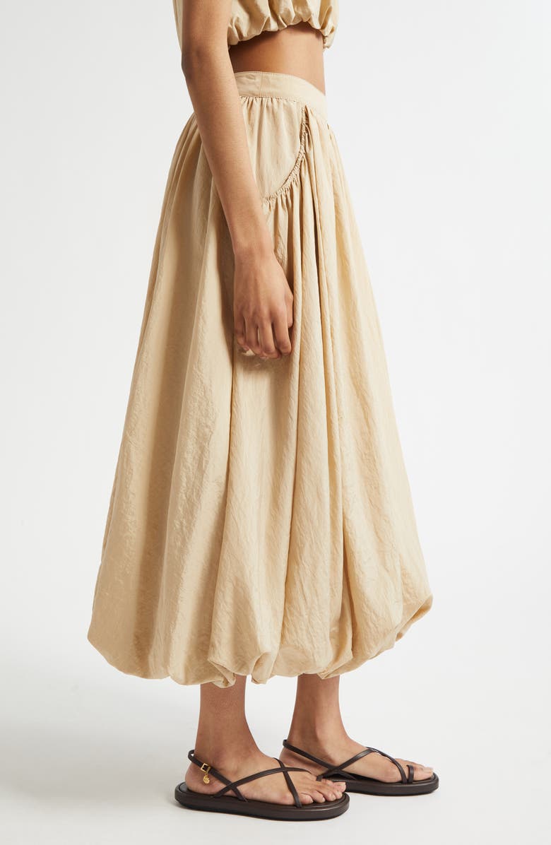 Cinq à Sept Allinae Bubble Hem Nylon Skirt, Alternate, color, 