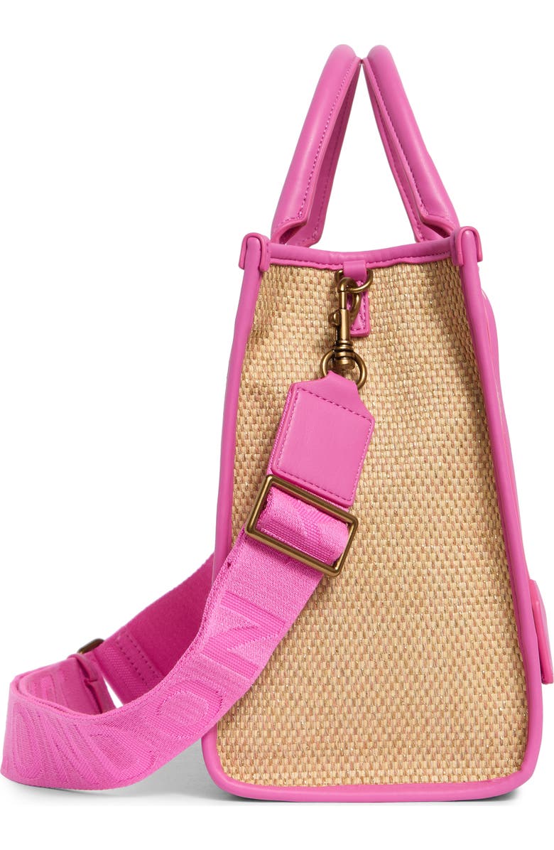 Kurt Geiger London Chiswick Raffia Tote, Alternate, color, Open Pink