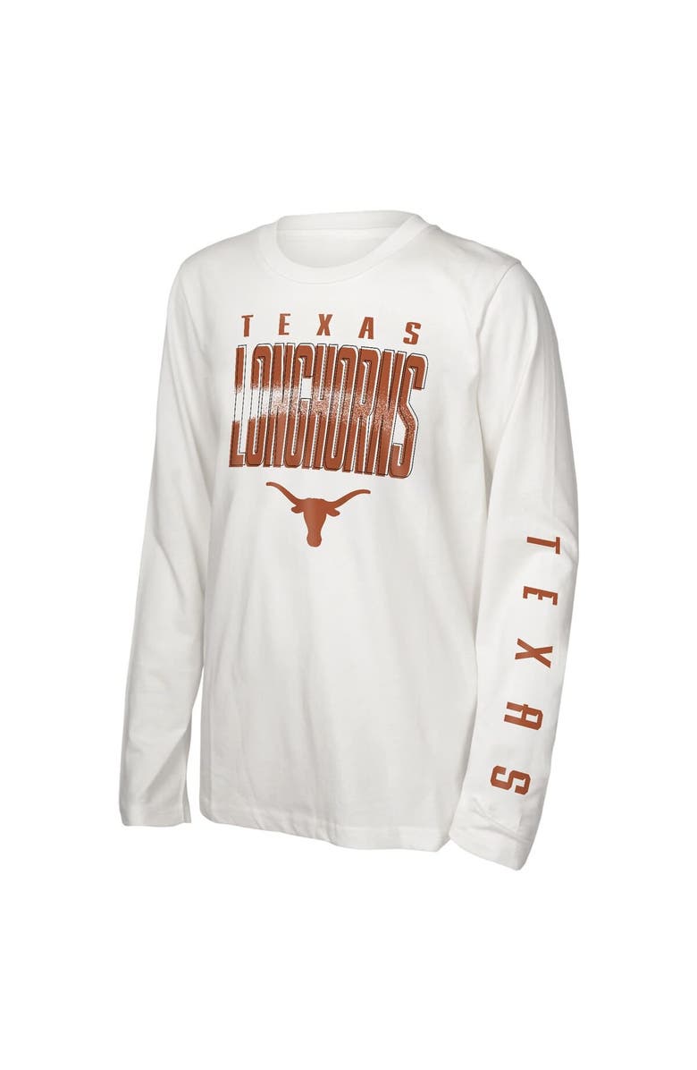 Outerstuff Youth Outerstuff  Texas Longhorns In The Mix T-Shirt Combo Set, Alternate, color, Brown
