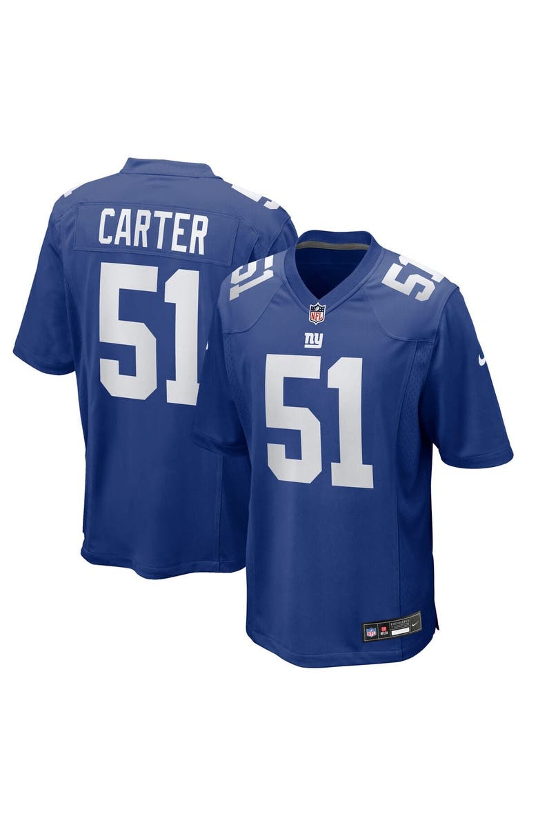 Nike Men's Nike Abdul Carter Royal New York Giants 2025 NFL Draft First Round Pick Game Jersey, Main, color, Royal
