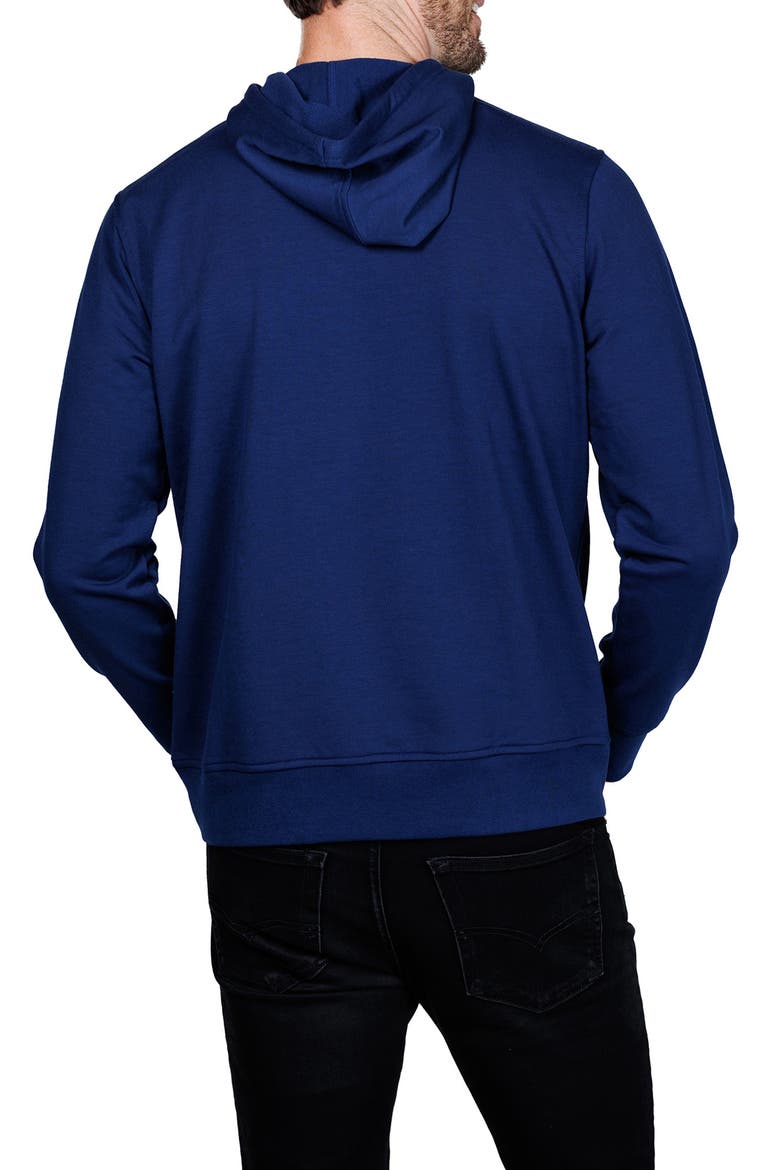Fleece Hoodie, Alternate, color, NAVY