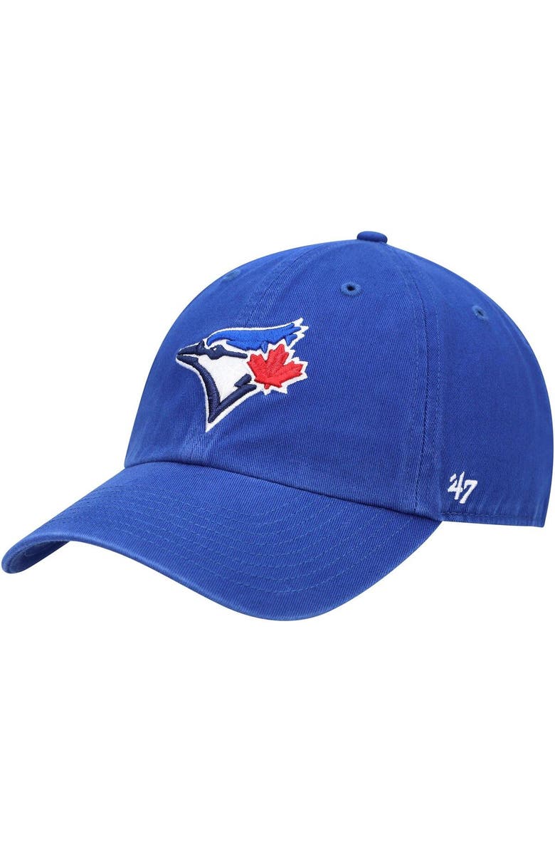 '47 Men's '47 Royal Toronto Blue Jays Clean Up Adjustable Hat, Main, color,