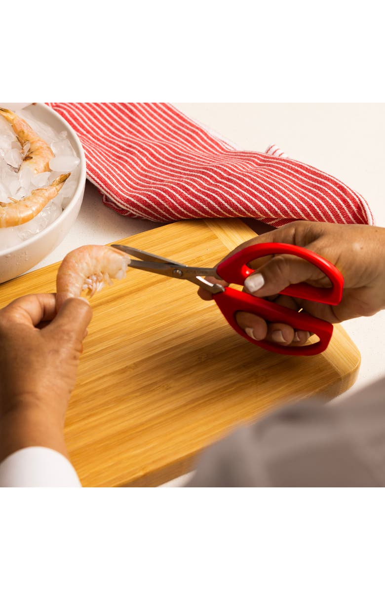 JOYCE CHEN Original Unlimited Kitchen Scissors 2-Pack, Alternate, color, Red