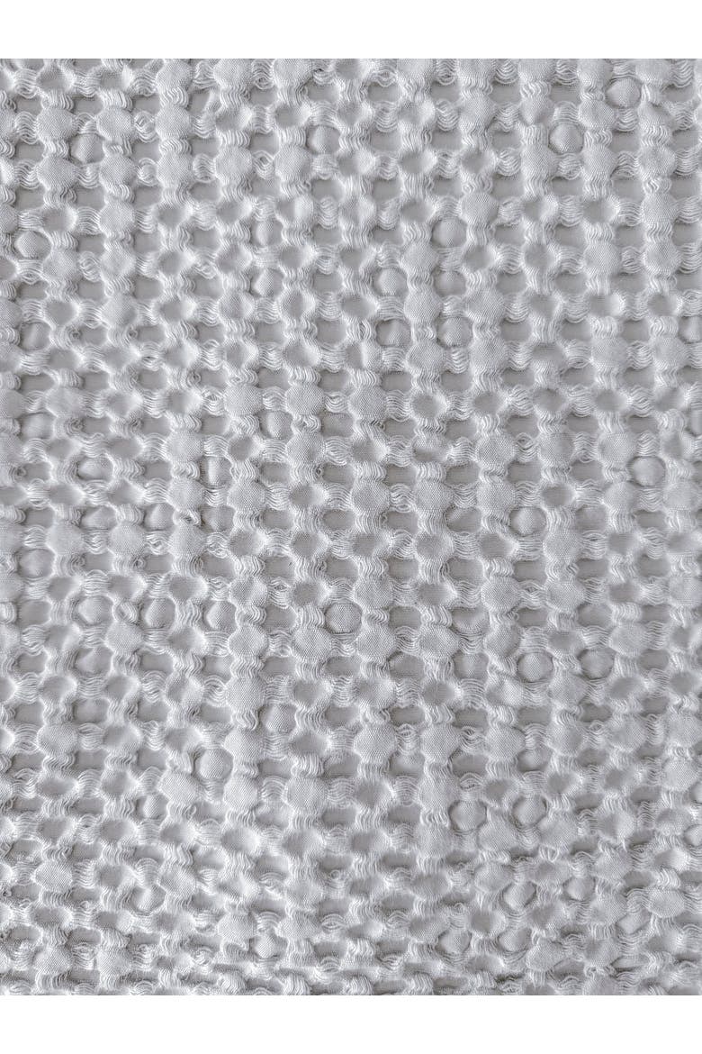 Stonewashed Waffle Cotton Throw, Alternate, color, White
