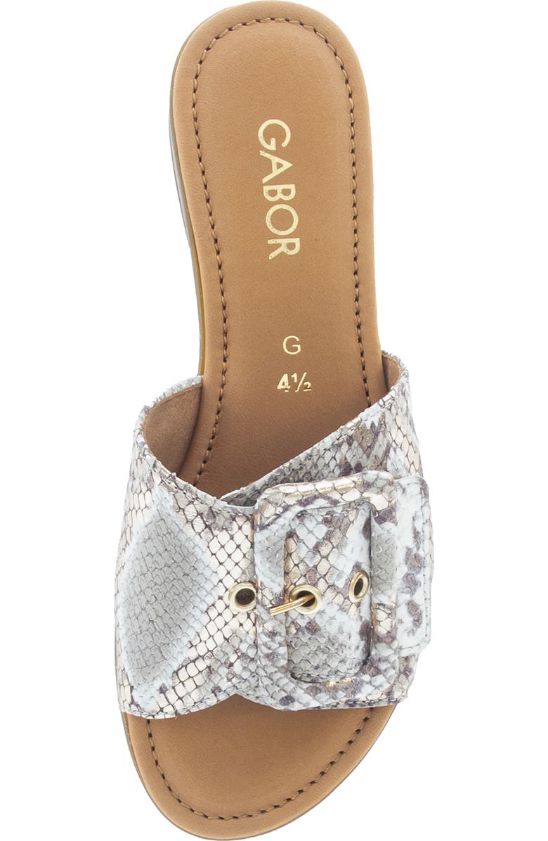 Gabor Buckle Slide Sandal, Alternate, color, Sage