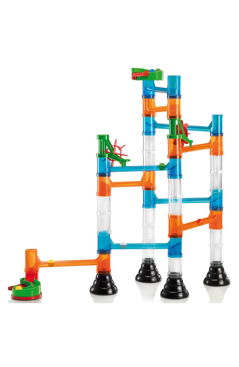 Quercetti Migoga Run Transparent 45 Piece Marble Run, Alternate, color, Multicolored