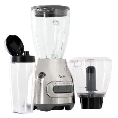 Oster 3-in-1 Kitchen System 700 Watt Blender With Blend-n-go Cup In Silver