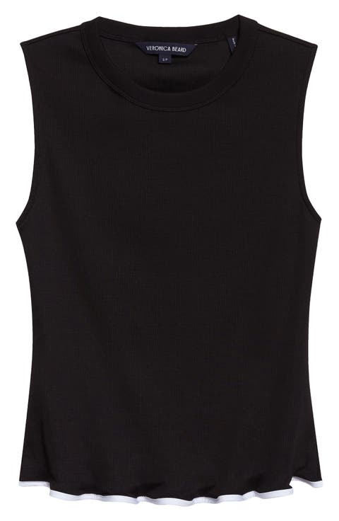 Elianne Rib Stretch Cotton Tank
