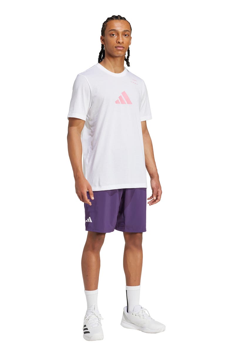 adidas Tennis Climacool Graphic T-Shirt, Alternate, color, White