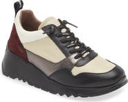 Wonders Colorblock Platform Wedge Sneaker