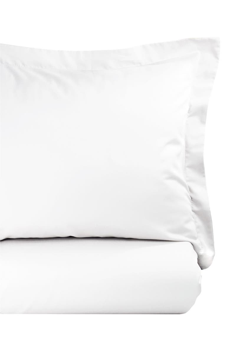 MELANGE HOME 500 Thread Count Egyptian Cotton Duvet Set, Main, color, White
