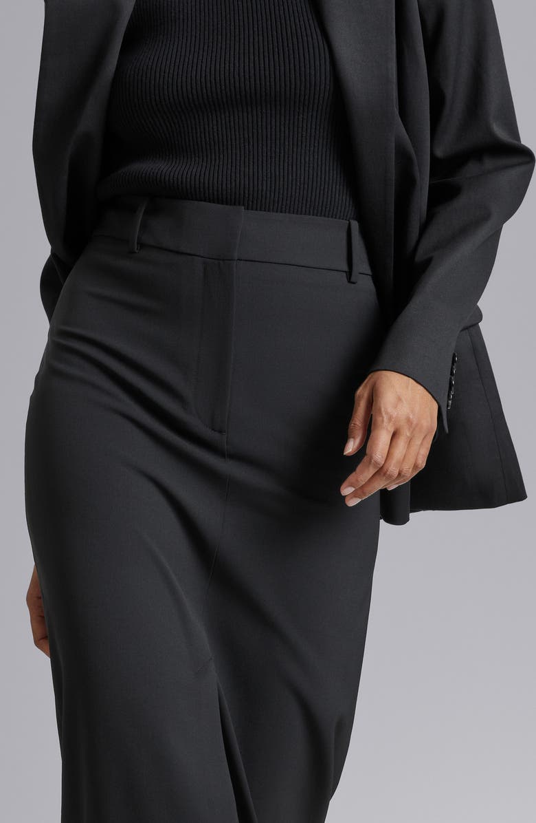 & Other Stories Wool Blend Midi Pencil Skirt, Alternate, color, 