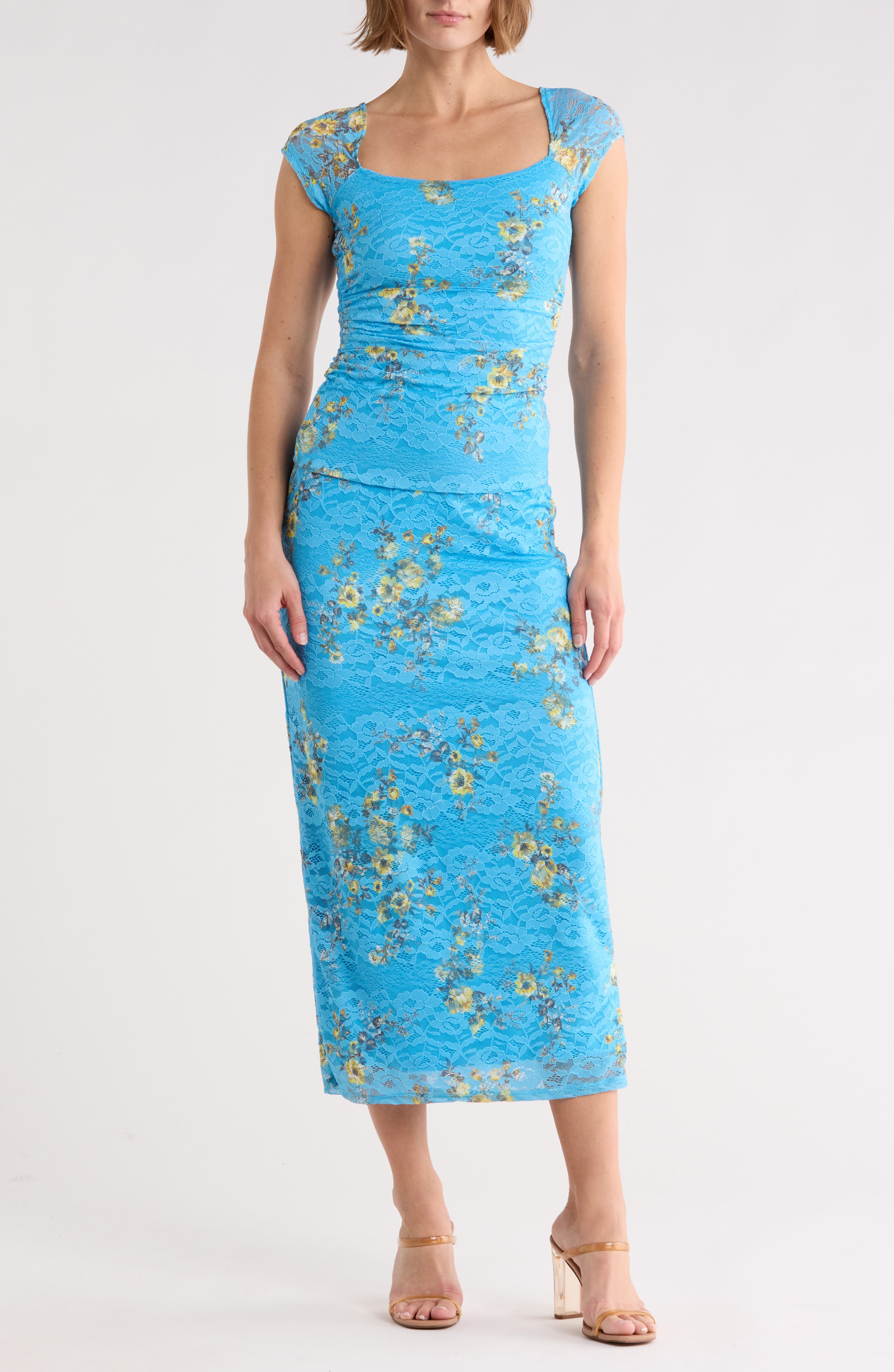 AFRM LOS ANGELES Rini Daisy Top & Skirt Set