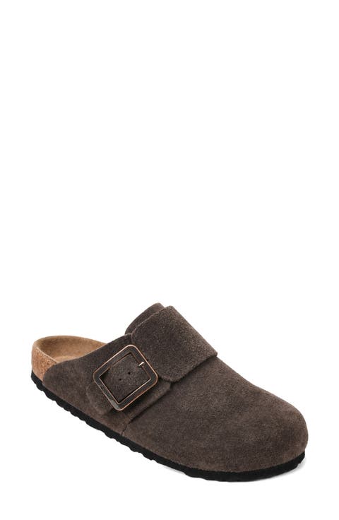 Atlas Suede Clog