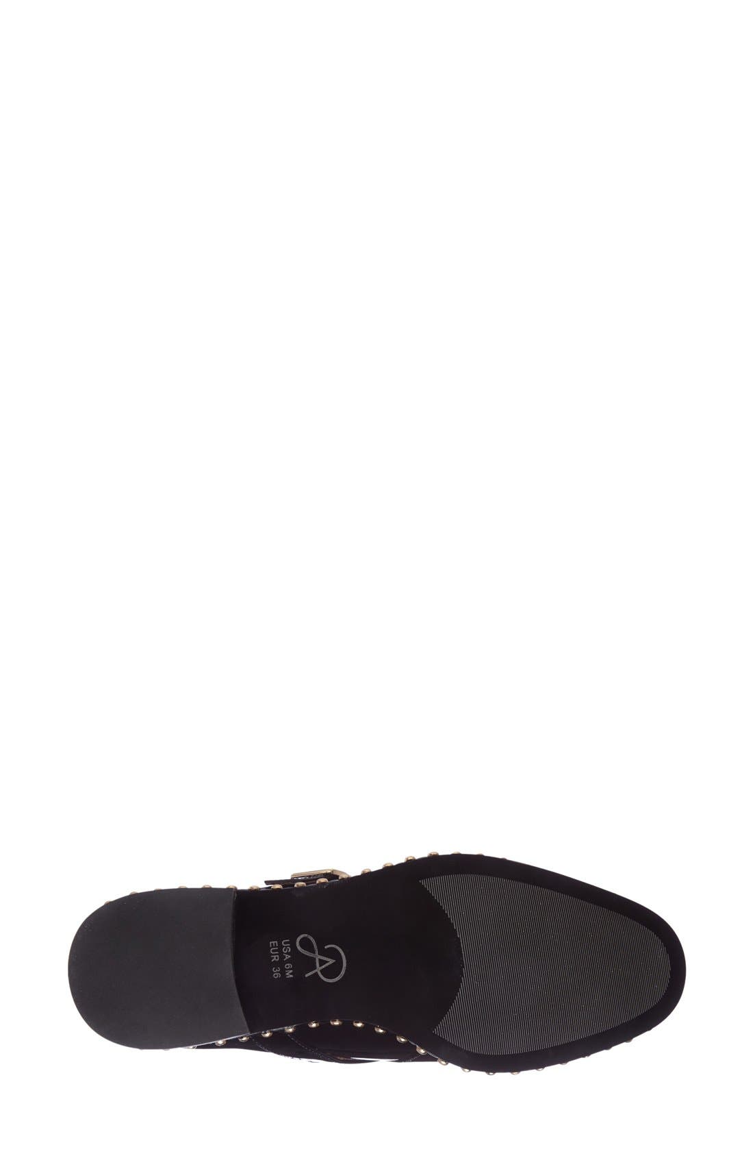'Pierce' Monk Strap Loafer, Alternate, color, BLACK PATENT LEATHER