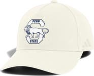 adidas Men's adidas Cream Penn State Nittany Lions Elevated A-Frame Adjustable Hat