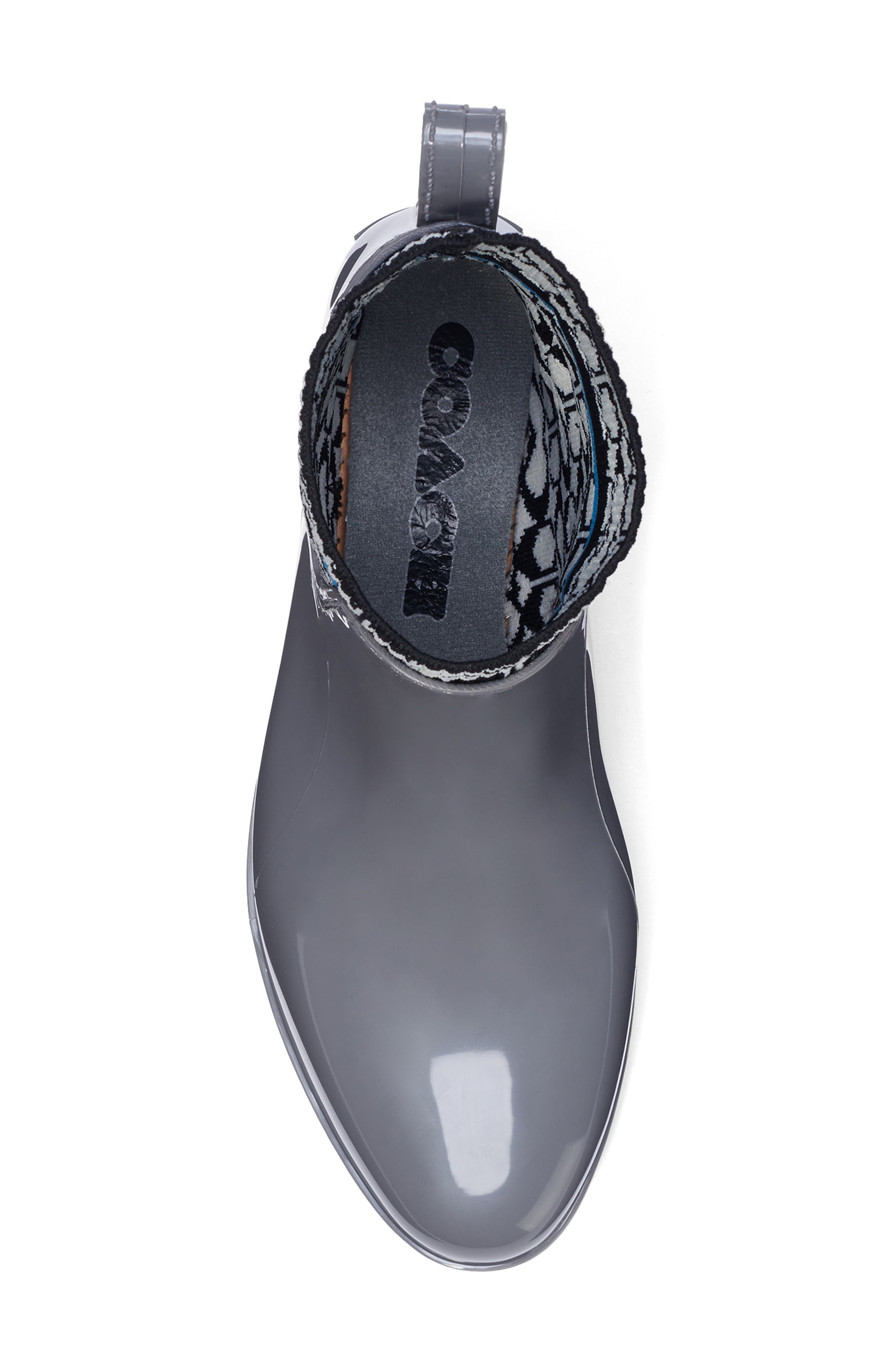 COACH Rivington Waterproof Chelsea Rain Boot, Alternate, color, 