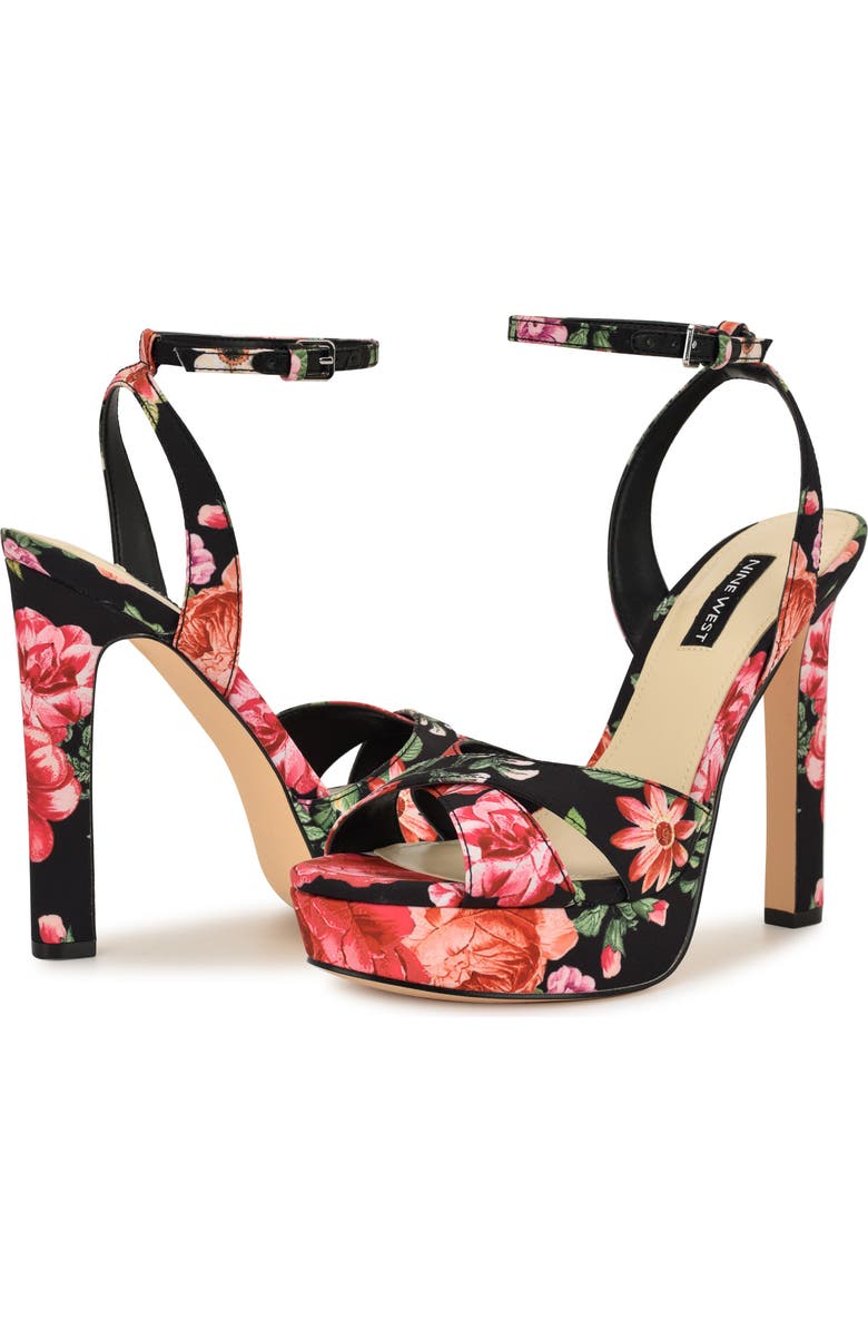 Nine West Wilda Ankle Strap Platform Sandal, Alternate, color,