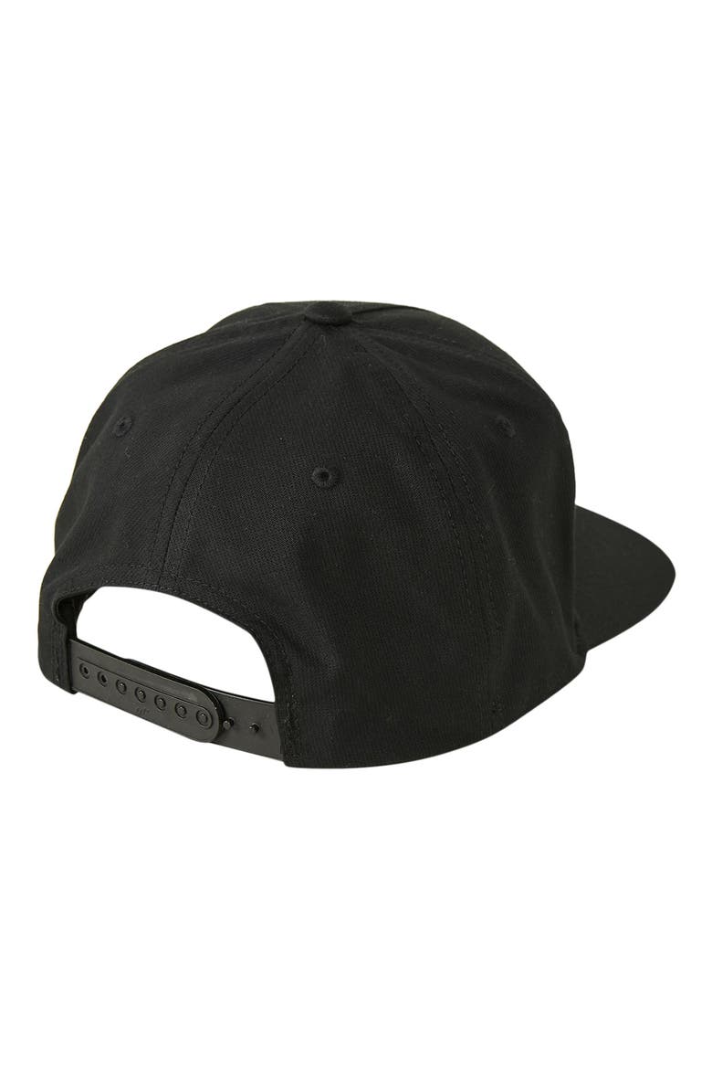 Hybrid Snapback Trucker Hat, Alternate, color, BLACK SOLID