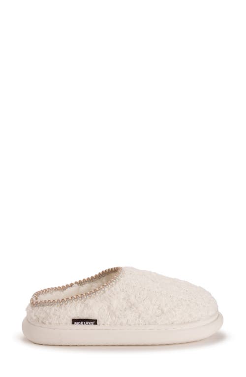 Muk Luks Janna Cozy Crew Faux Shearling Lined Clog