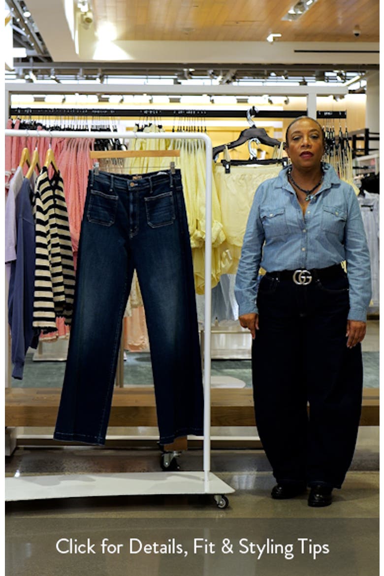 The Hustler Roller Sneak High Waist Wide Leg Jeans video