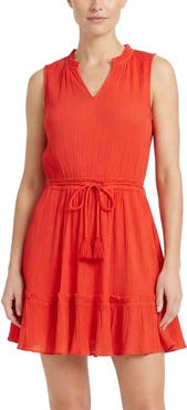 Change of Scenery Beth Smock Waist Cotton Short Dress