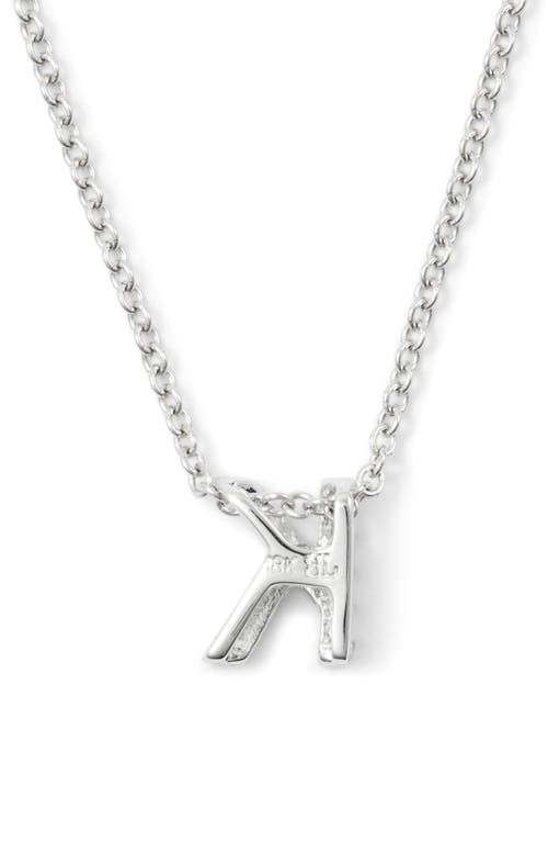 Bony Levy Diamond Pavé Initial Pendant Necklace In 18k White Gold - K