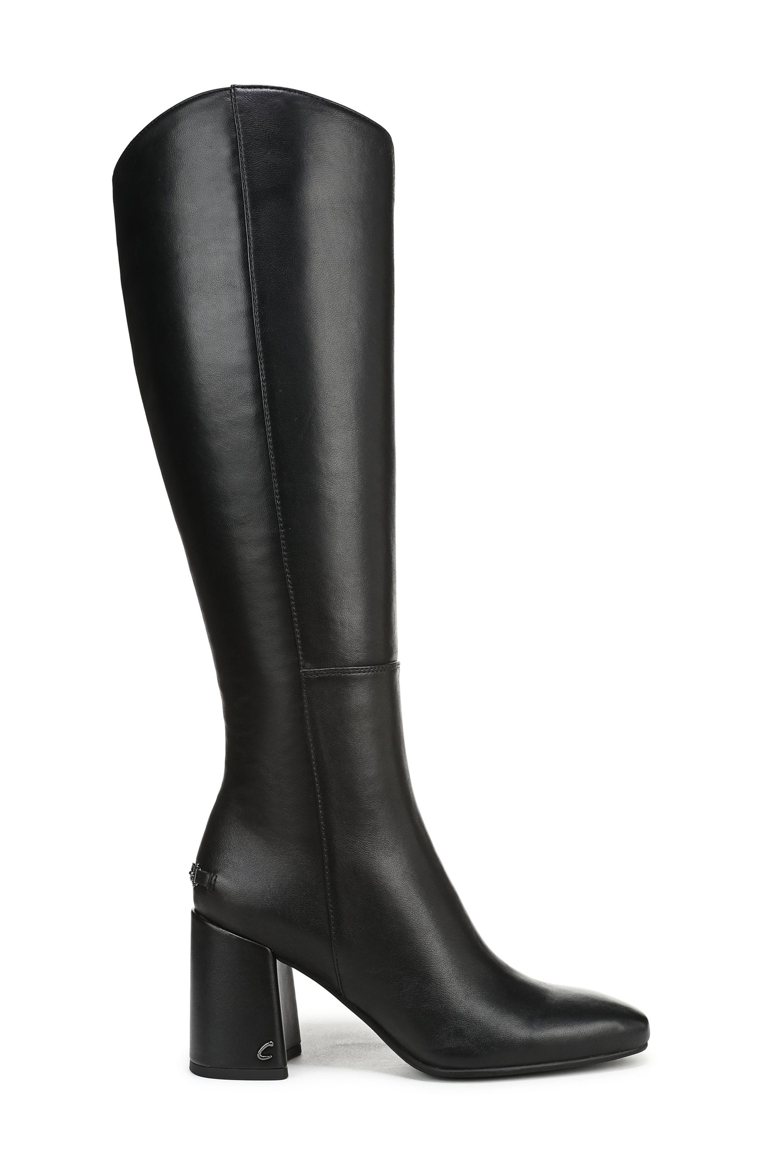 Circus NY by Sam Edelman Billie Knee High Boot, Alternate, color, Black Leather