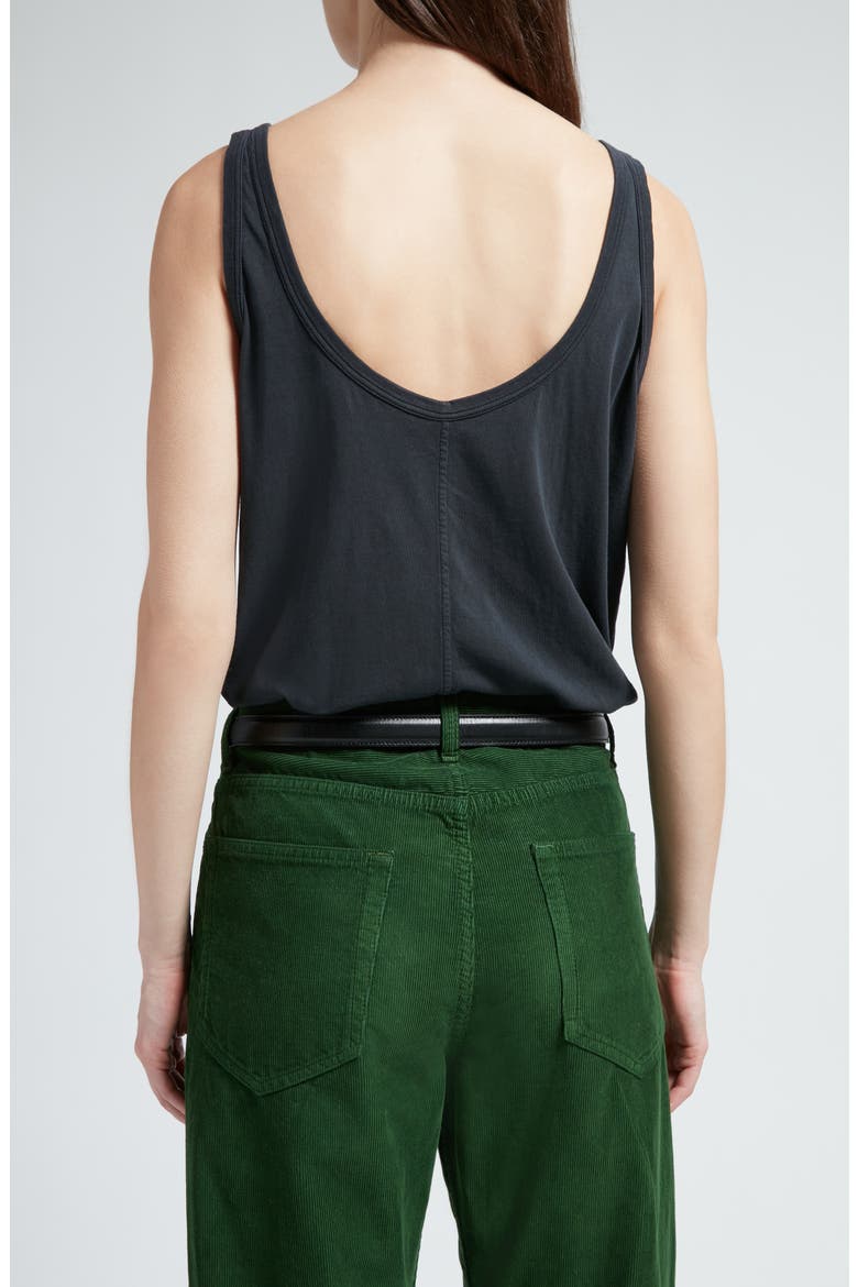Aika Organic Cotton Tank, Alternate, color, BLACK