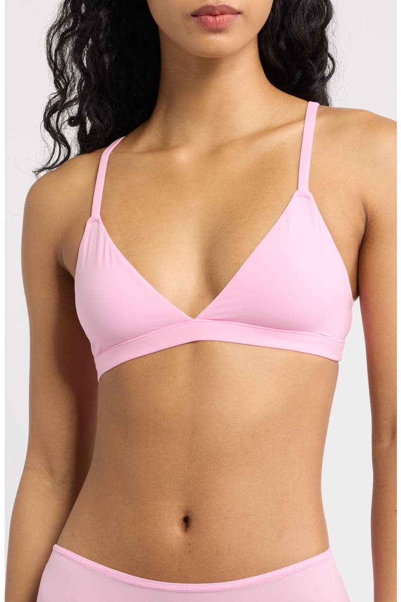 Fits Everybody Triangle Bralette, Main, color, BUBBLEGUM