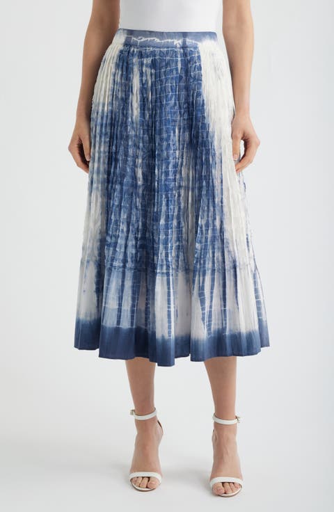 Andie Print Silk Maxi Skirt