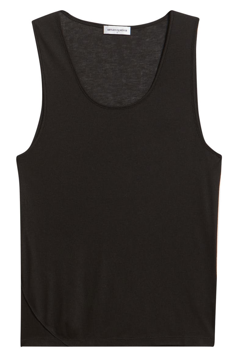 Benny Scoop Neck Tank, Alternate, color, BLACK