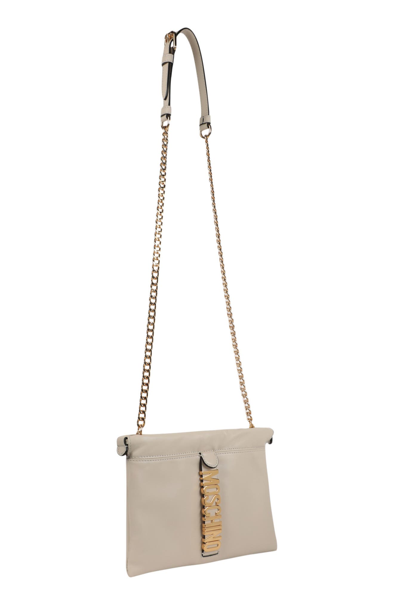 Moschino Belt Logo Crossbody Bag, Alternate, color, 