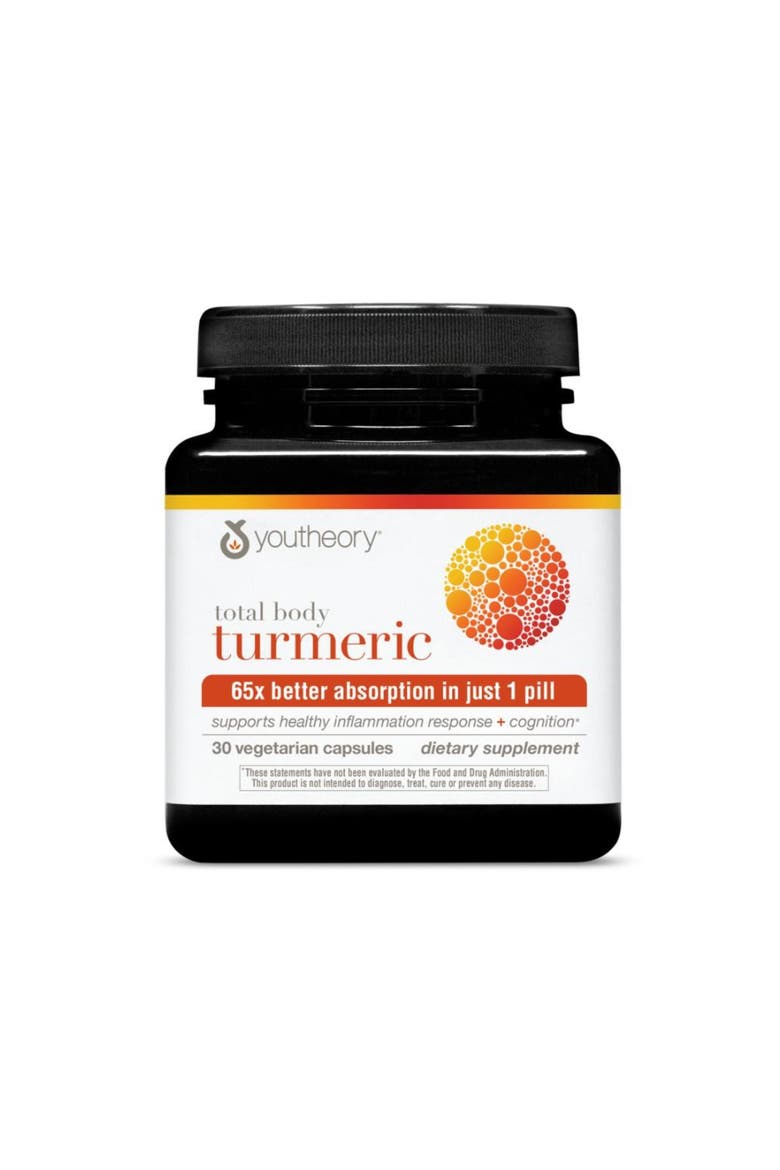 Total Body Turmeric Vegetarian Capsules Inflammation Support Supplement 30 Count, Main, color, None