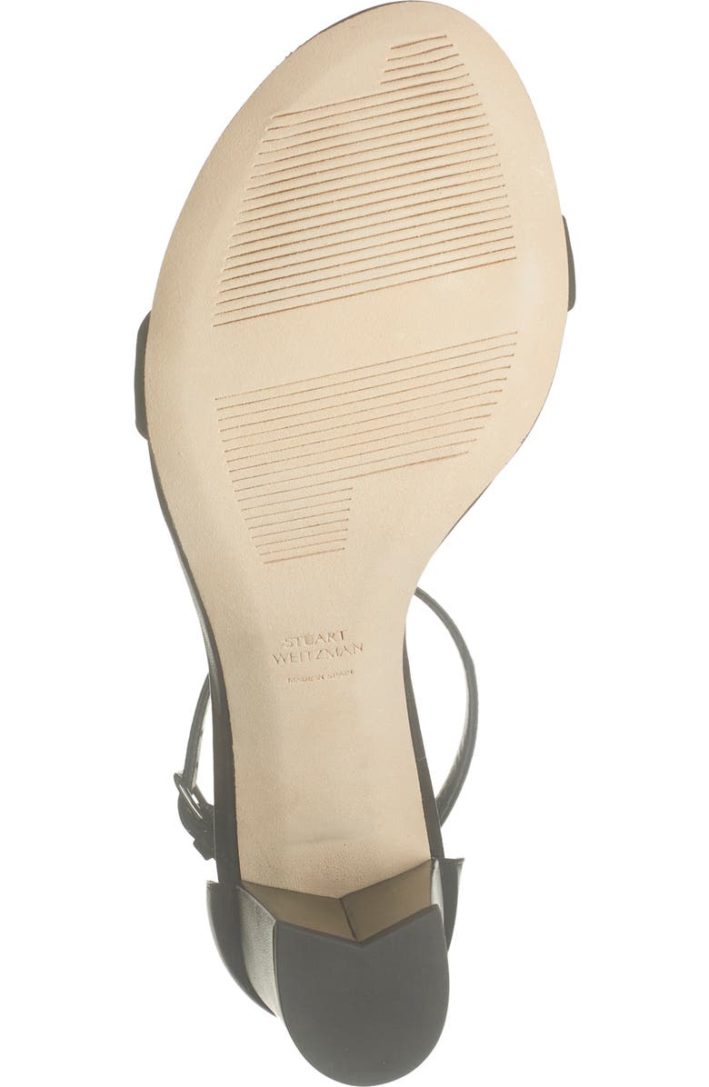 Stuart Weitzman NearlyNude Ankle Strap Sandal, Alternate, color,