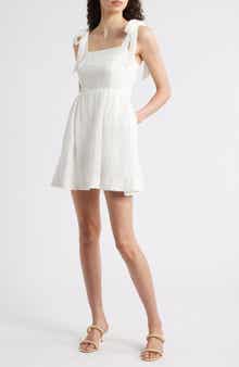 Sam Edelman Tie Strap A-Line Minidress