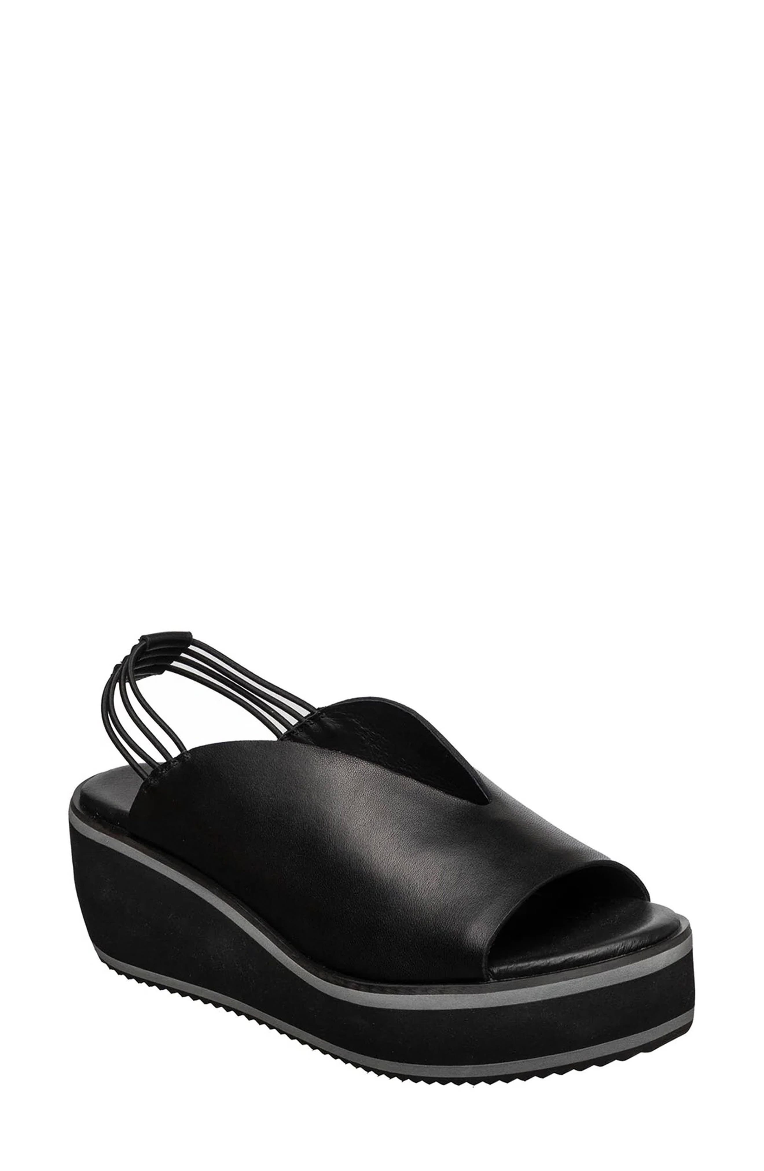 ANTELOPE Fiana Slingback Wedge Sandal, Main, color, Black