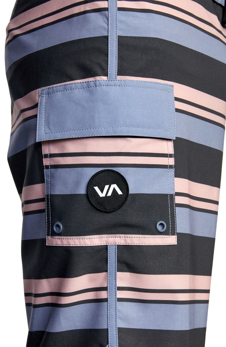 RVCA 'Eastern' Scalloped Hem Board Shorts, Alternate, color, 