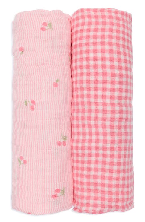 2-Pack Assorted Muslin Blankets (Baby)
