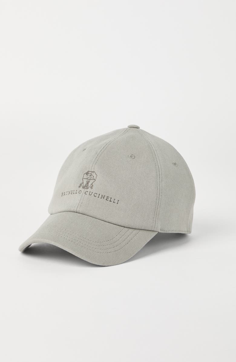 Brunello Cucinelli Baseball cap with logo, Alternate, color, 