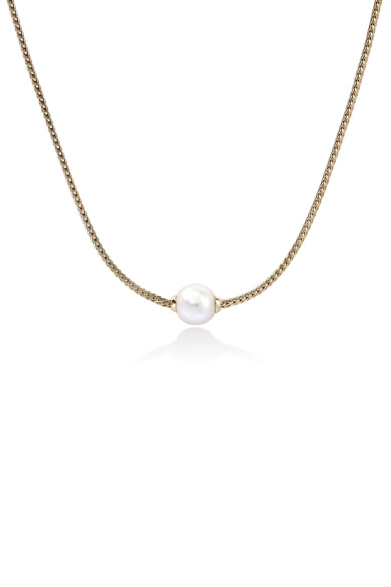 JH Essential Pearl Necklace, Gold, 1.8mm, Main, color, 14K GOLD/PEARL