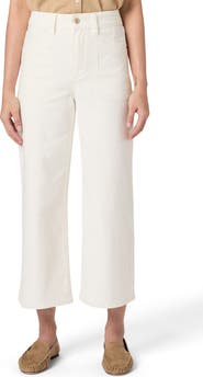 PAIGE Anessa High Waist Ankle Wide Leg Jeans