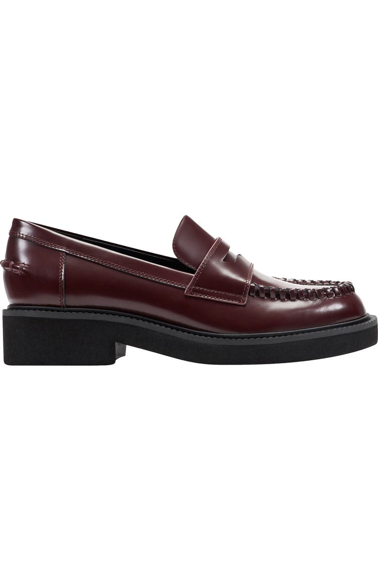Marc Fisher LTD Dagman Penny Loafer, Alternate, color, Dark Red
