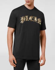 PHILIPP PLEIN T-Shirt Round Neck Ss Gothic Plein Men
