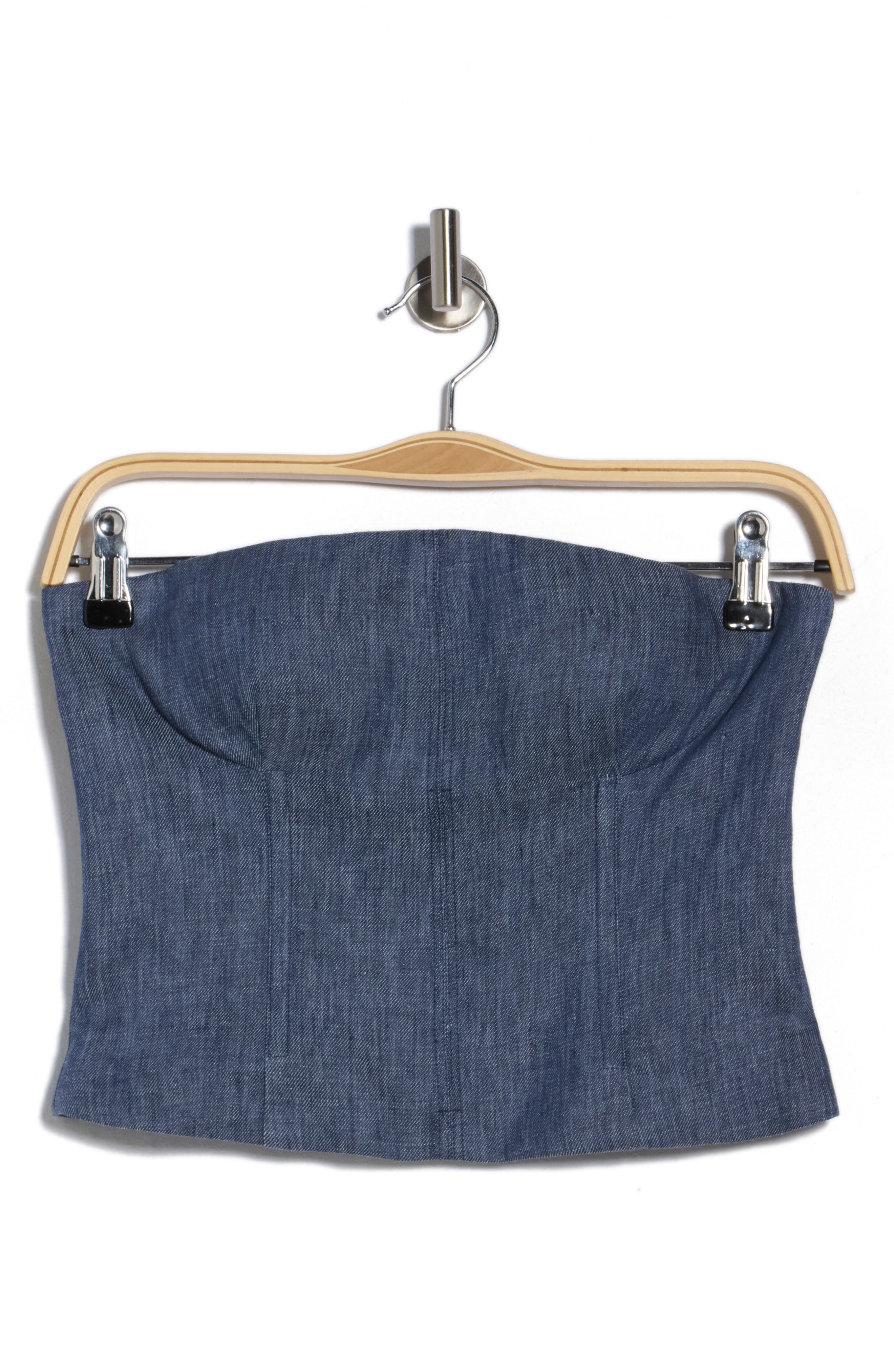 Jillian Strapless Bustier Crop Top - image 2