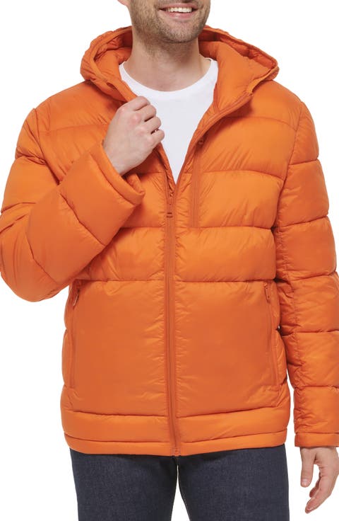 Hooded Nylon Puffer Jacket