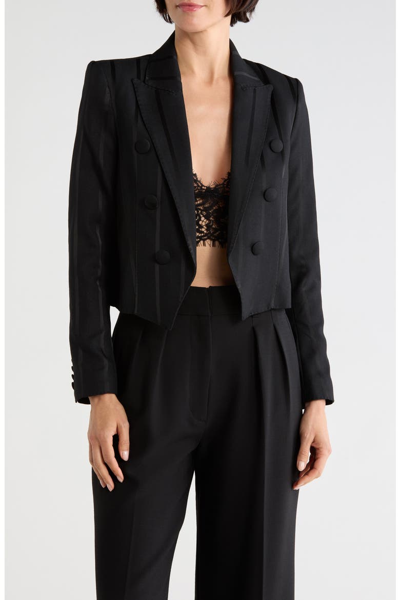 Lila Boxy Blazer, Main, color, BLACK