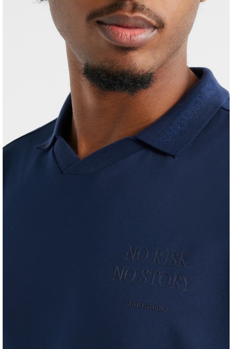 Take Risks Club Polo, Alternate, color, NAVY
