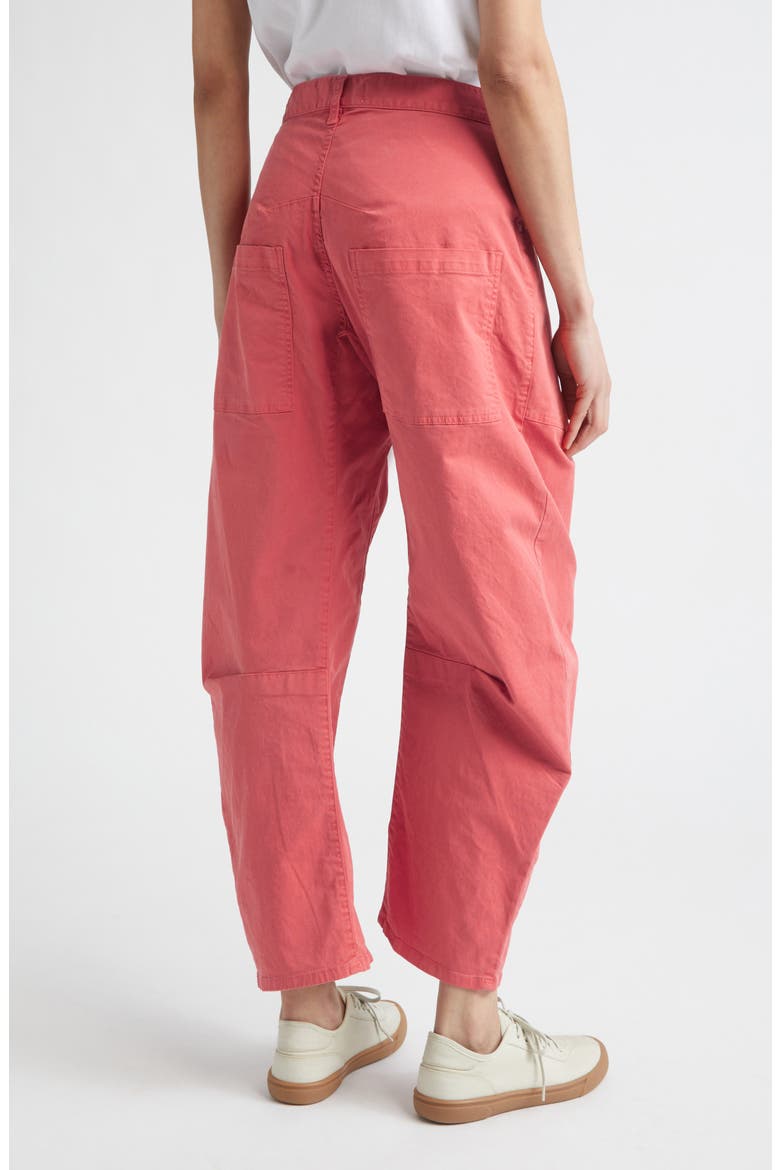 Shon Stretch Cotton Pants, Alternate, color, FADED RED