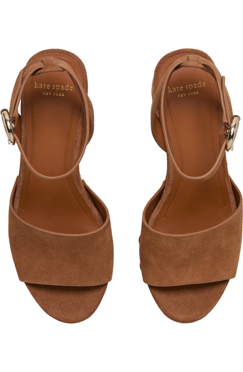 Kate Spade New York halo ankle strap platform sandal, Alternate, color,